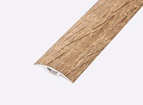 Порог (стык) Русский профиль  разноуровневый ламинированный с дюб, 30*900 мм, Дуб кромвель